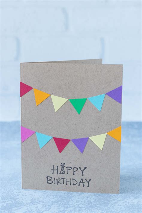 10 Simple Diy Birthday Cards Happy Birthday Cards Handmade Happy