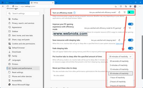 How To Use Sleeping Tabs In Microsoft Edge Webnots