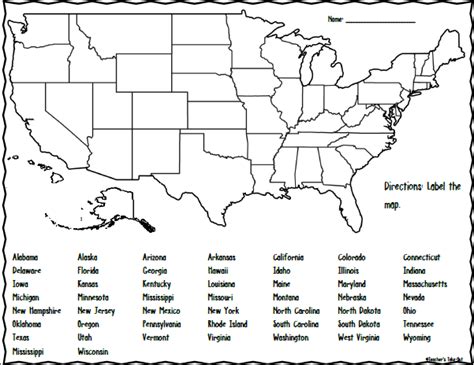 Teachers Take Out States And Capitals Free Study Guide