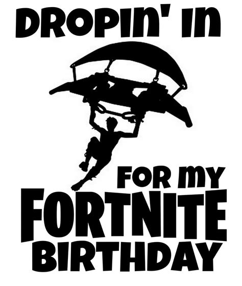 Birthday Fortnite Svg 86 SVG Cut File