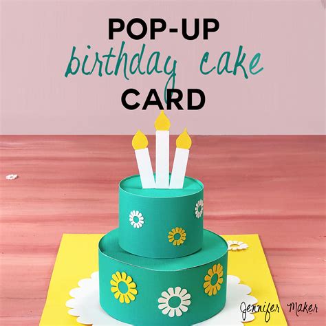 You can use pop up cards for a lot of different occasions and here is an example of a birthday card you could make. How to Make a Pop-Up Birthday Cake Card - Jennifer Maker