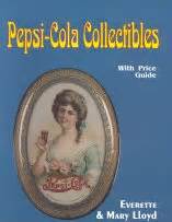 Vintage drink pepsi cola w/ 3 bottles 11 3/4 porcelain metal soda pop gas sign! PepsiCollector.com - Bookstore