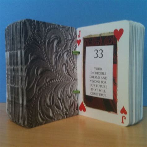 52 Things I Love About You Used A Deck Of Cards Deck Of Cards The