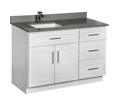 The real beauty of swan kitchen sinks goes deeper than just surface appearances. Bathroom Cabinet Configurations - Offset Sink Cabinet ...