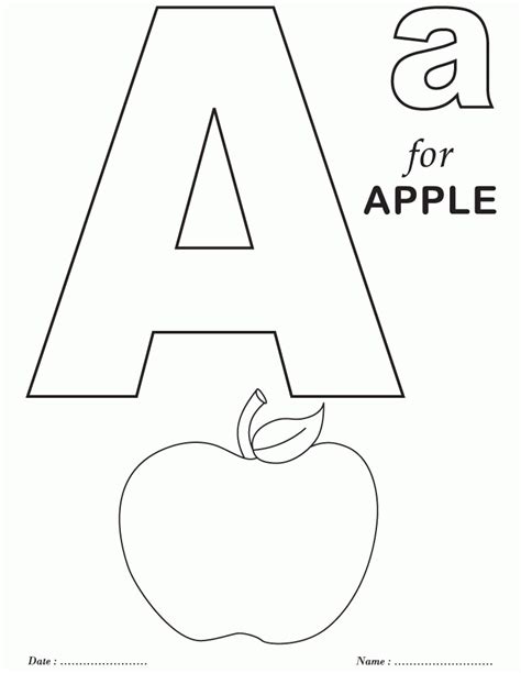 Whole Alphabet Coloring Pages Free Printable Coloring Home