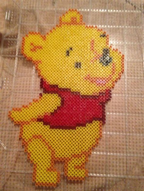 Winnie The Pooh Perler Bead Hama Beads Design Perler Bead Art