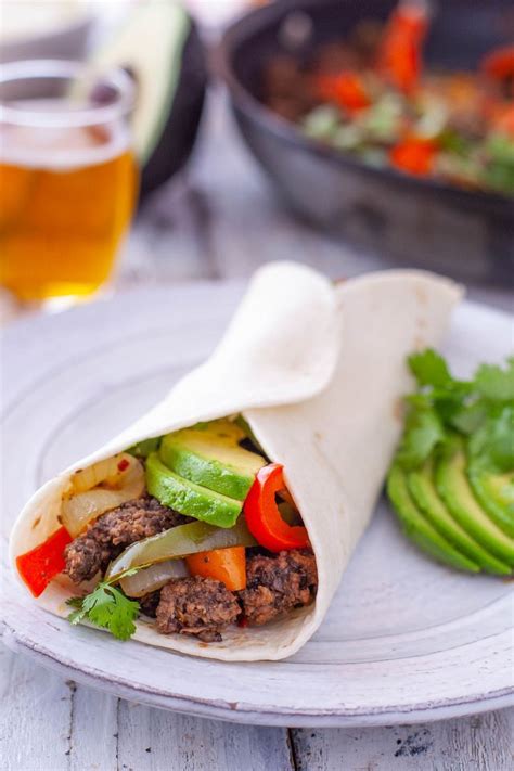 This ground beef fajitas recipe is an easy fajita recipe ...