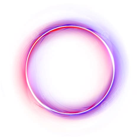 Purple Circle Neon Border Light Frame Neon Neon Border Border Png