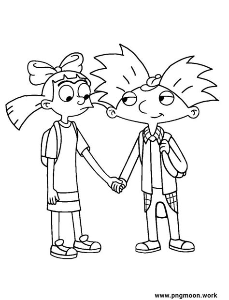 Hey Arnold Coloring Pages Comic Book Drawing Coloring Pages Arnold