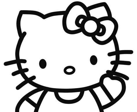 Contoh 23 Gambar Sketsa Mewarnai Hello Kitty Kataucap