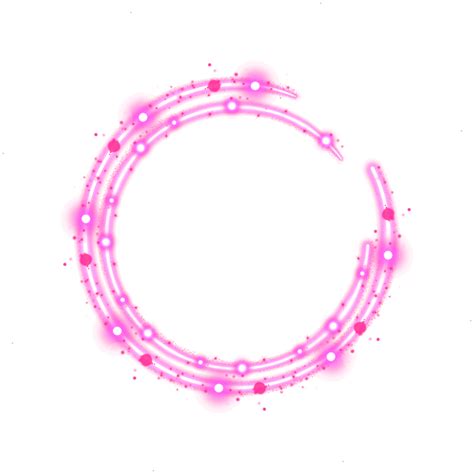 Neon Pink Circle Png Image Pink Neon Shining Circle Element Shining