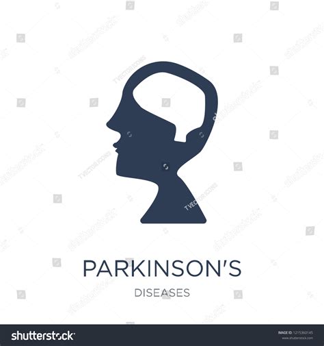 Parkinsons Disease Icon Trendy Flat Vector Stock Vector Royalty Free