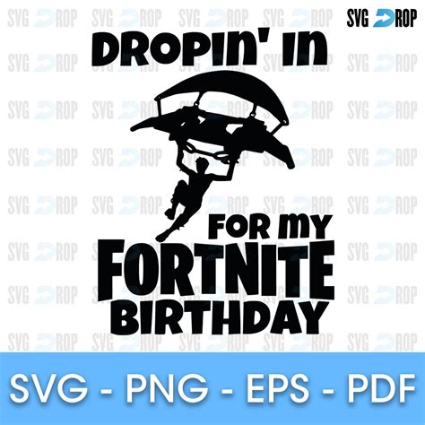 Free SVG Cut File 80 Fortnite Birthday Svg SVG For Cricut