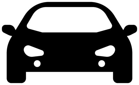 Car Png Front View Vector Clipart Car Car Front View Png Silhouette