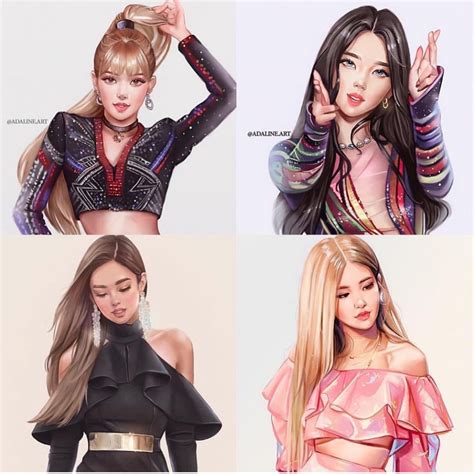 23 Astonishing Blackpink Fanart Wallpapers Wallpaper Box