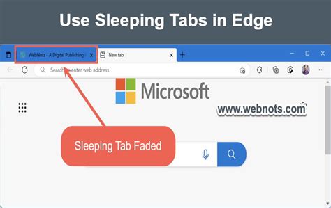 How To Use Sleeping Tabs In Microsoft Edge Webnots