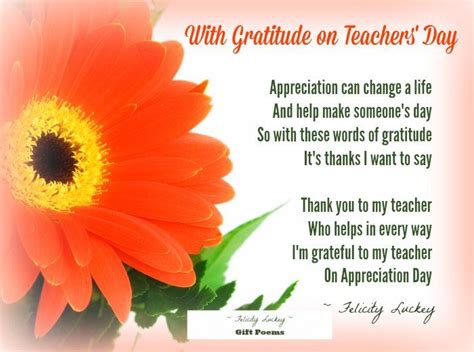 Teachers Day Poems To Say Thank You Teachers Day Words Of