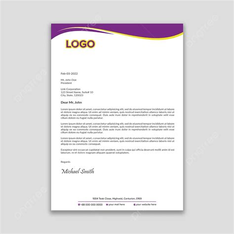 Letterhead Design Free Download Template Download On Pngtree