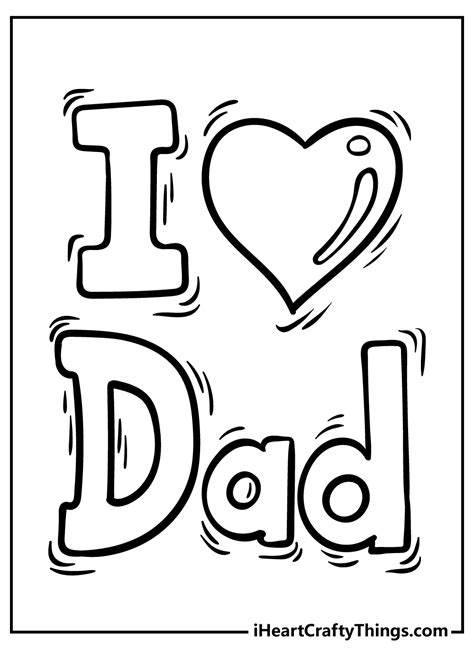 Happy Father S Day Coloring Pages Free Printables Paper Trail Design Hot Sex Picture