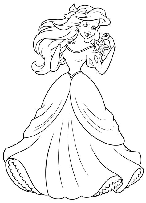 Ariel The Mermaid Coloring Pages 100 Printable Coloring Pages