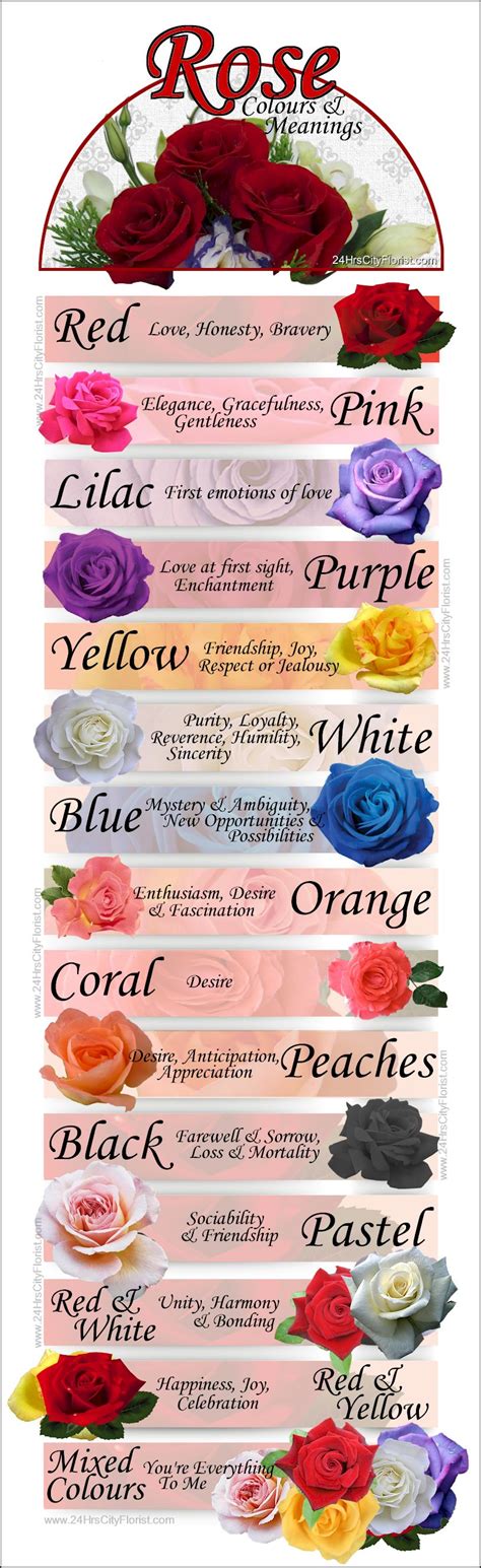 Color Meanings Of Roses Rose Color Meanings Flower Meanings Rose The