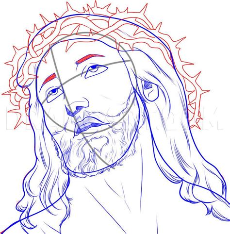 How To Draw Jesus Step By Step Drawing Guide By Dawn