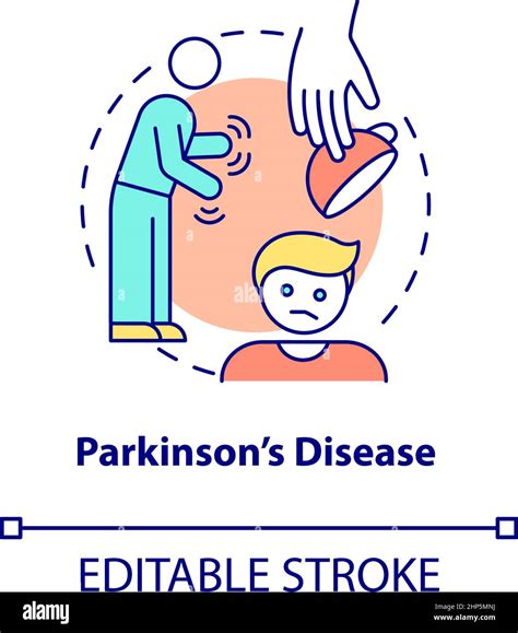 Parkinson Disease Concept Icon Stock Vector Image Art Alamy