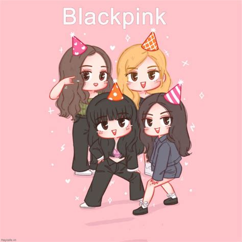 Hình Ảnh Blackpink Chibi Nhìn Siêu Cute Ngọt Đến Sâu Răng