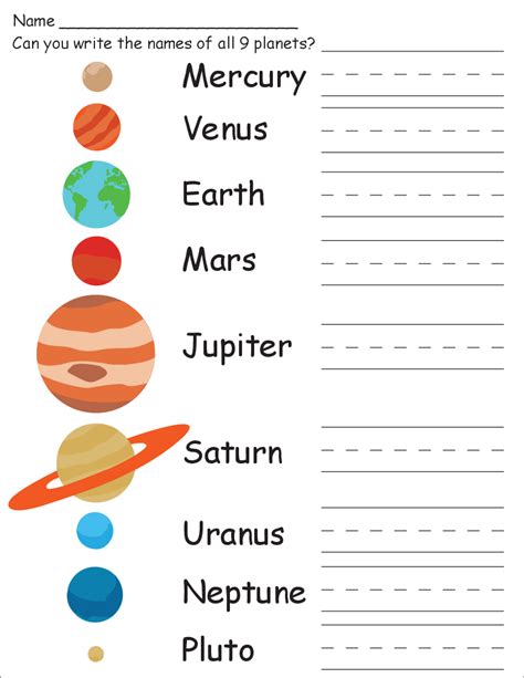 Pin By Vanessa Jorgensen On Solar System 1st Grade Solar System