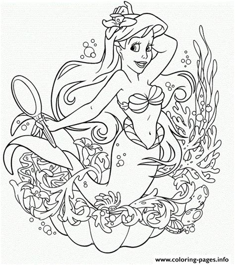 Pin By 1trh1 On Disney Ariel Coloring Pages Free Disney Coloring