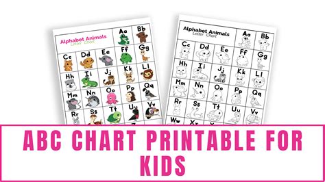 Abc Chart Printable For Kids Freebie Finding Mom