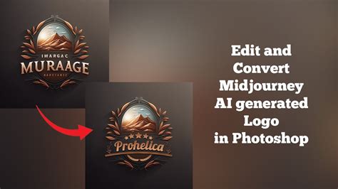 Edit Logos Created In Midjourney Youtube