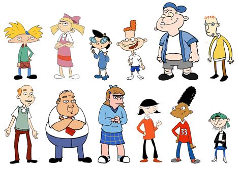 Hey Arnold Characters On Allkidscartoontvlove Deviantart