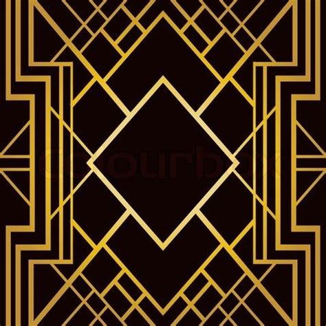 Vector Of Art Deco Geometric Pattern S Style On Colourbox