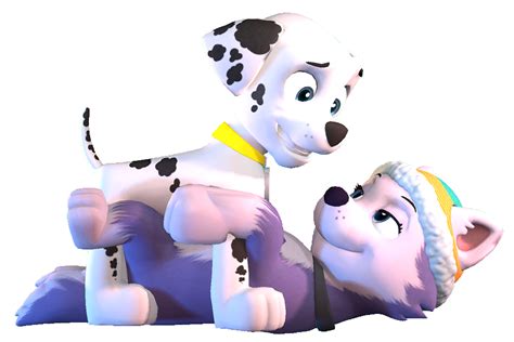 Marshall X Everest Playful Tumble By Teai154 On Deviantart Paw