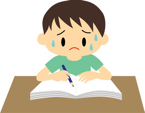 Boy Is Doing Homework Clipart Free Download Transparent Png Creazilla