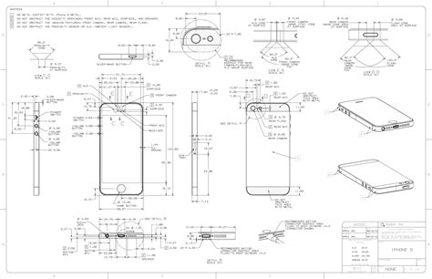 Download schematic circuit diagram of mobile phones and iphone. iPhone 5 Blueprints