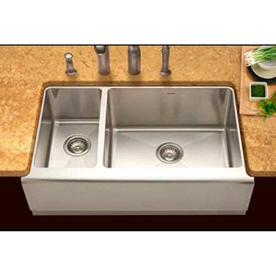 Get it as soon as tue, jul 7. Sinks & Washfountains | Kitchen Sinks | Houzer® EPO-3370SL Apron Front Farmhouse Stainless Steel ...