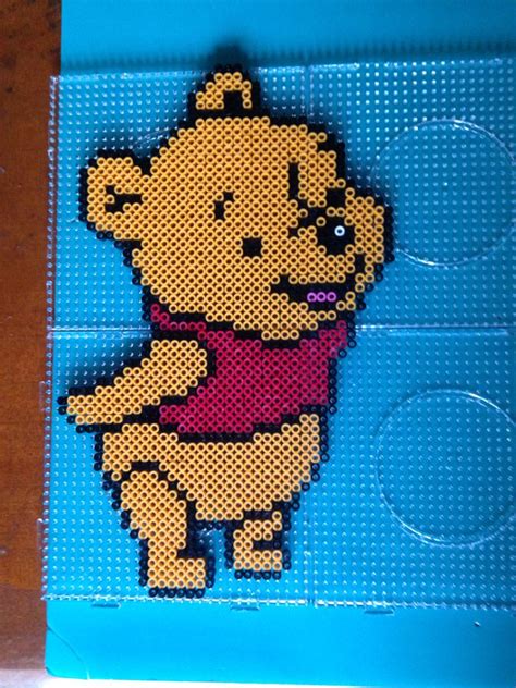 Winnie The Pooh Perler Beads By Kerry Lee Perler Bead Disney Perler