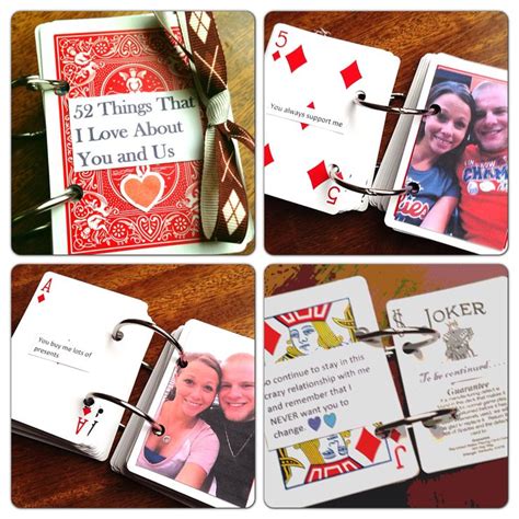 52 Things I Love About You Deck Of Cards Template Best Template