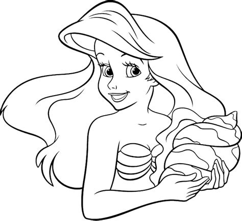 Ariel The Mermaid Coloring Pages 100 Printable Coloring Pages