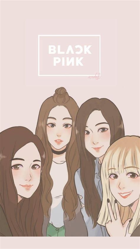 100 Blackpink Cartoon Wallpapers Wallpapers