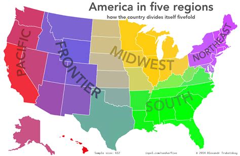 United States Map With Regions