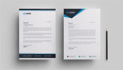 Letterhead Design Templates Graphic Mega Graphic Templates Store