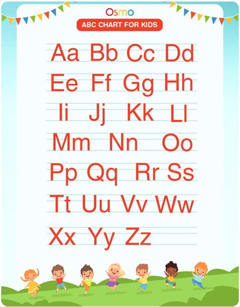 Abc Chart For Kids Download Free Printables