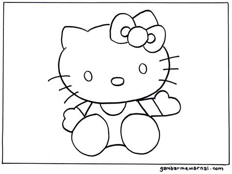 Mewarnai Gambar Hello Kitty Bonus