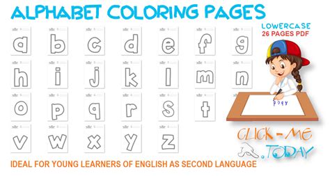 English Alphabet Coloring Pages Small Letters Pdf