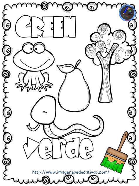 Mi Libro De Los Colores Para Colorear 6 Imagenes Educativas