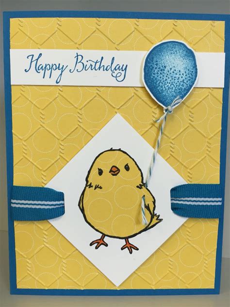 Stampin Up Honeycomb Happiness And Balloon Celebration Birthday Card