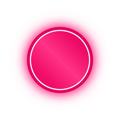 Neon Pink Circle Banner Neon Circle 10975980 Png